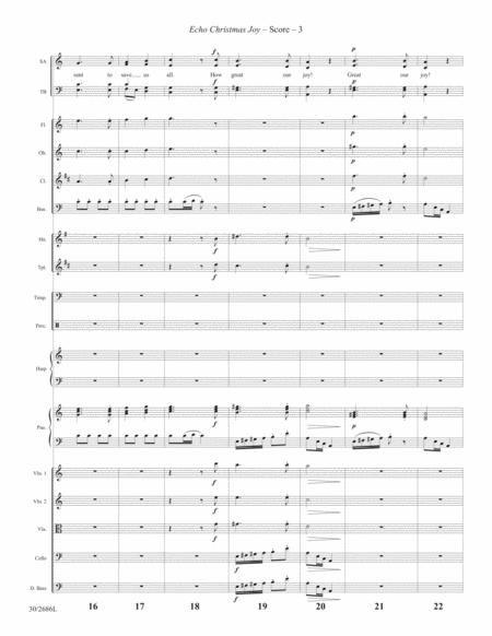 Echo Christmas Joy - Orchestral Score and Parts