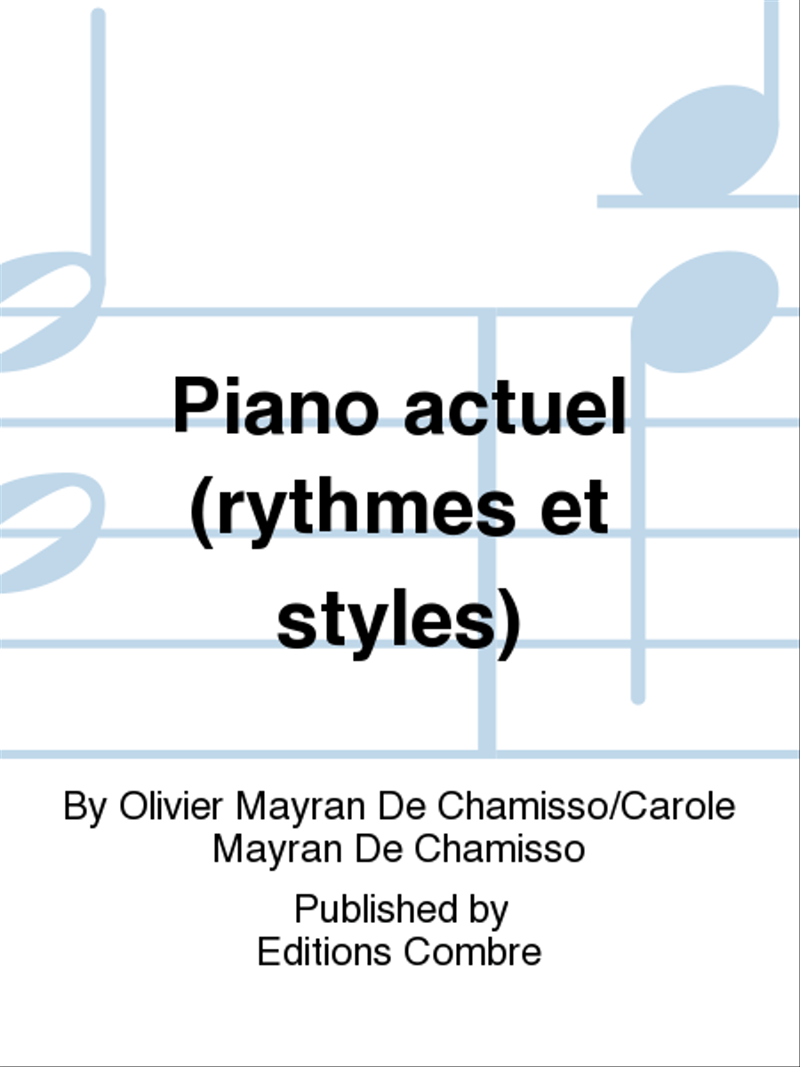 Piano actuel (rythmes et styles) Piano Method scores gallery preview page 1