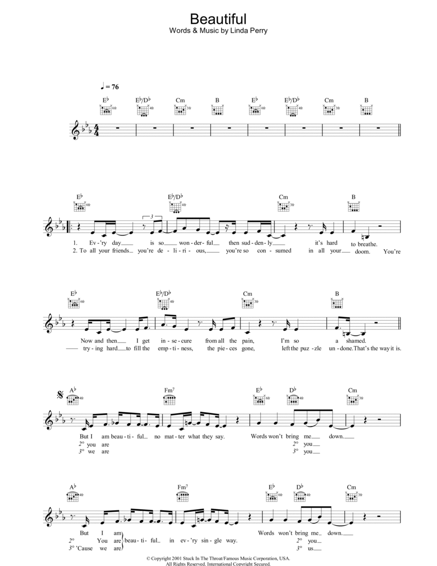 Beautiful Piano scores gallery preview page 1