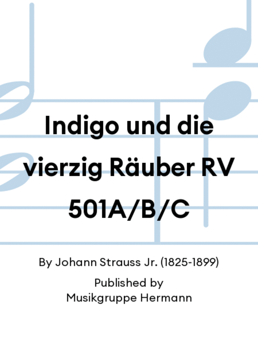 Indigo und die vierzig Räuber RV 501A/B/C Voice Solo scores gallery preview page 1