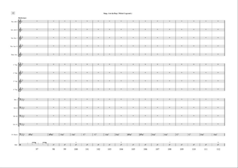 Stop c'est du bop Jazz Ensemble scores gallery preview page 13