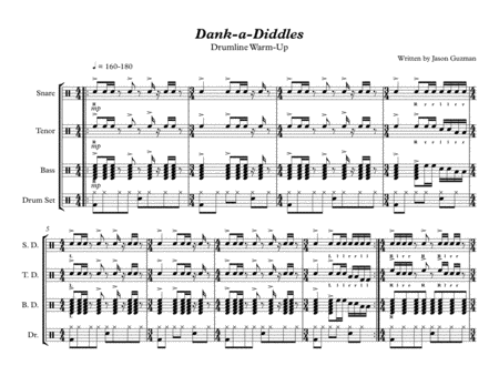 Dank-a-Diddles- Drumline Warm Up image number null