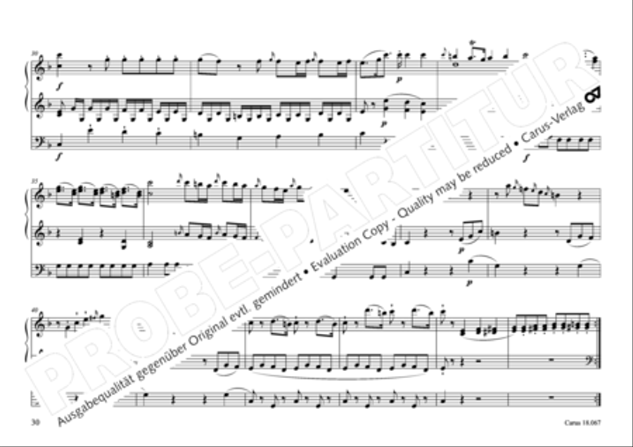 17 Church sonatas Organ Solo scores gallery preview page 31