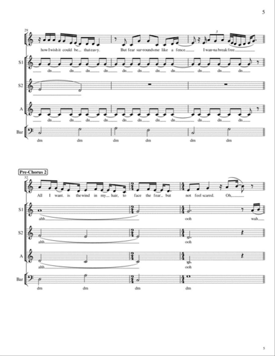 Wild Horses 3-Part scores gallery preview page 5