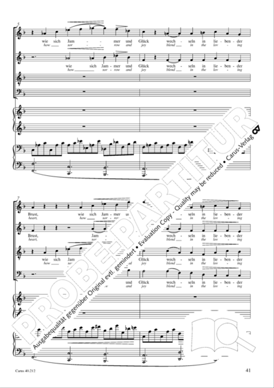 Neue Liebeslieder-Walzer, Op. 65 Choir scores gallery preview page 42