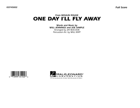 One Day I'll Fly Away (from Moulin Rouge) (arr. Michael Brown) - Full Score