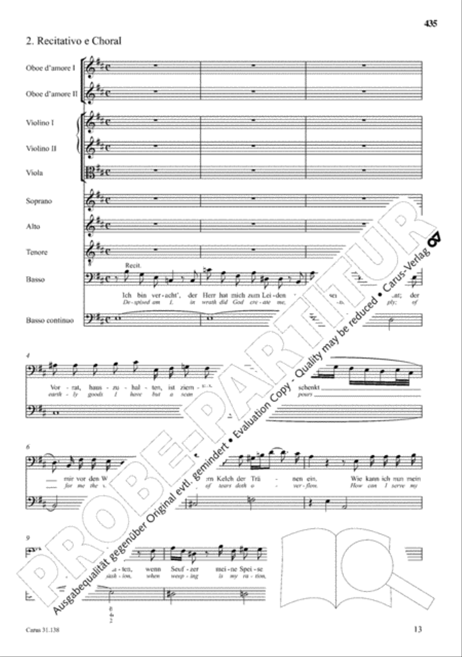 The Complete Sacred Vocal Works (Das geistliche Vokalwerk) Voice scores gallery preview page 436