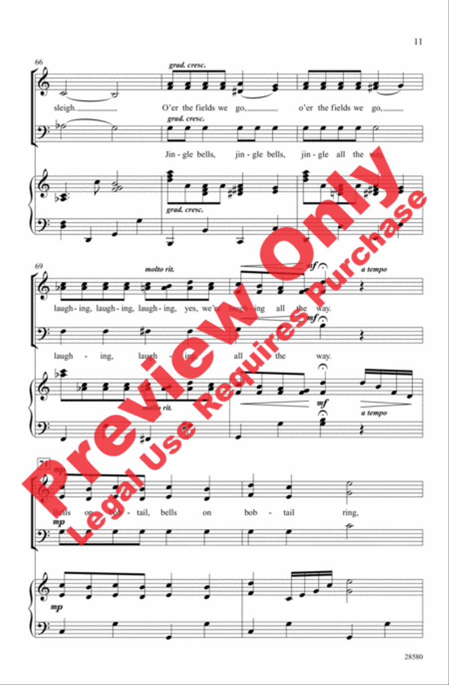 Nutcracker Jingles 3-Part scores gallery preview page 10