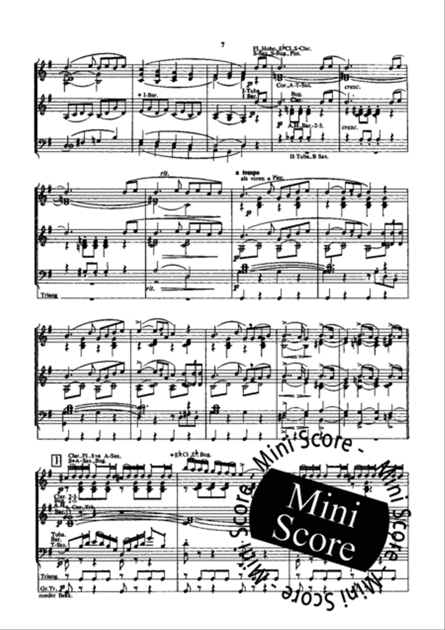 The Bohemian Girl The Bohemian Girl Concert Band scores gallery preview page 9