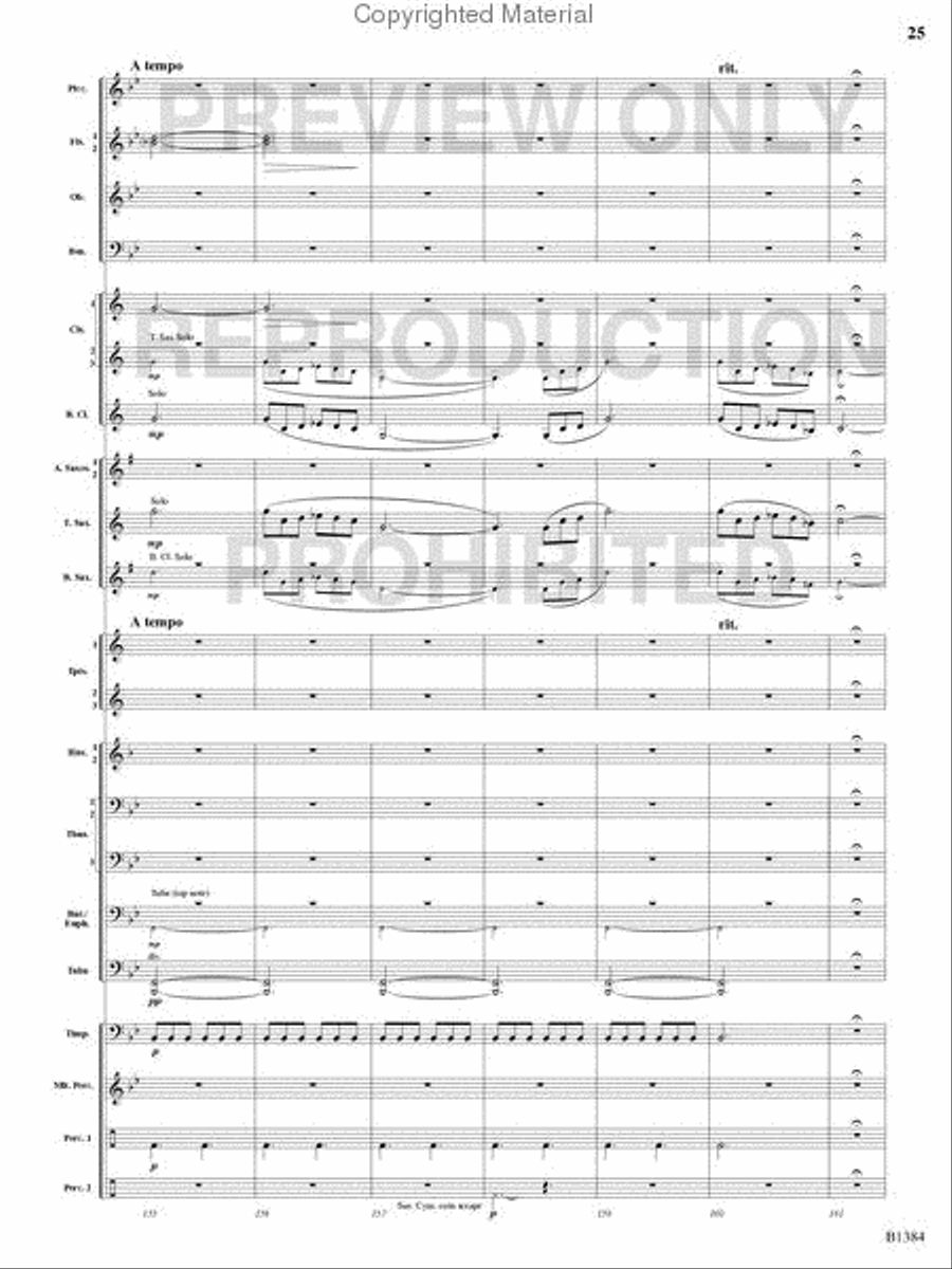 Summer Resounding! Concert Band scores gallery preview page 24