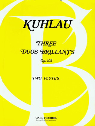 Book cover for Three Duos Brilliants