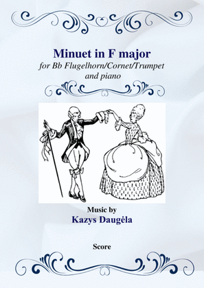 Minuet in F major for Bb Flugelhorn/Cornet/Trumpet and Piano