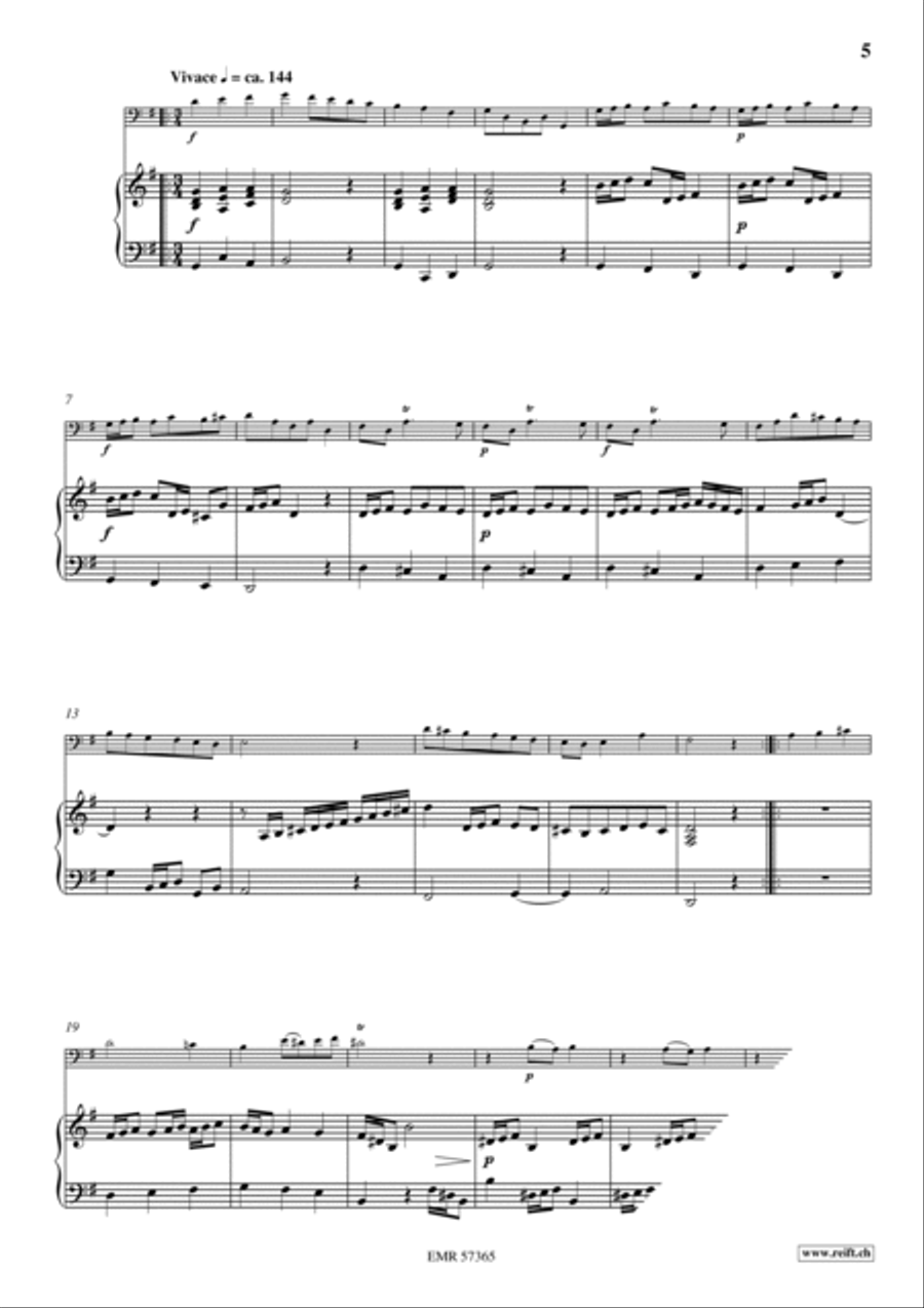 Sonata No. 2 Sonata No. 2 Bassoon Solo scores gallery preview page 6