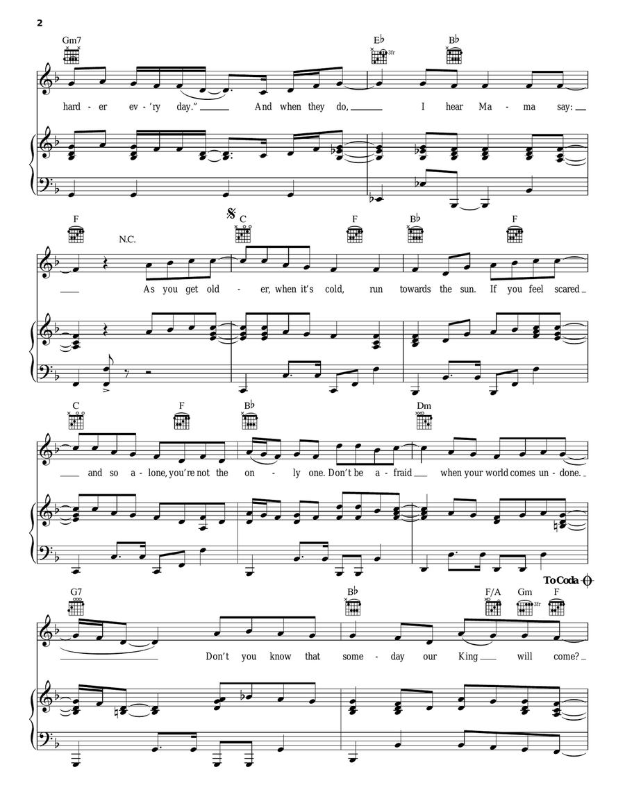 Someday Our King Will Come Acoustic Guitar scores gallery preview page 2
