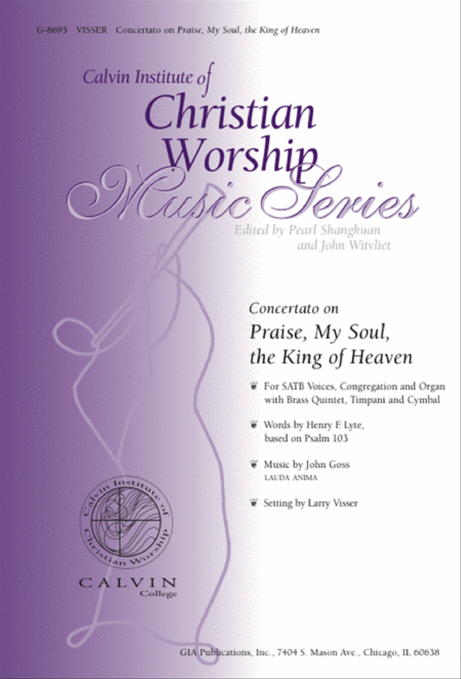 Praise, My Soul, the King of Heaven - Full Score and Parts 4-Part scores gallery preview page 1