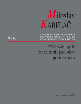 Book cover for 8 Invenzioni, op. 45