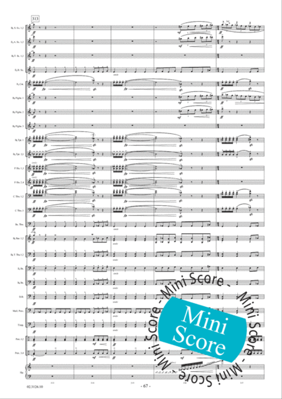 Migyur Fanfare Band scores gallery preview page 73