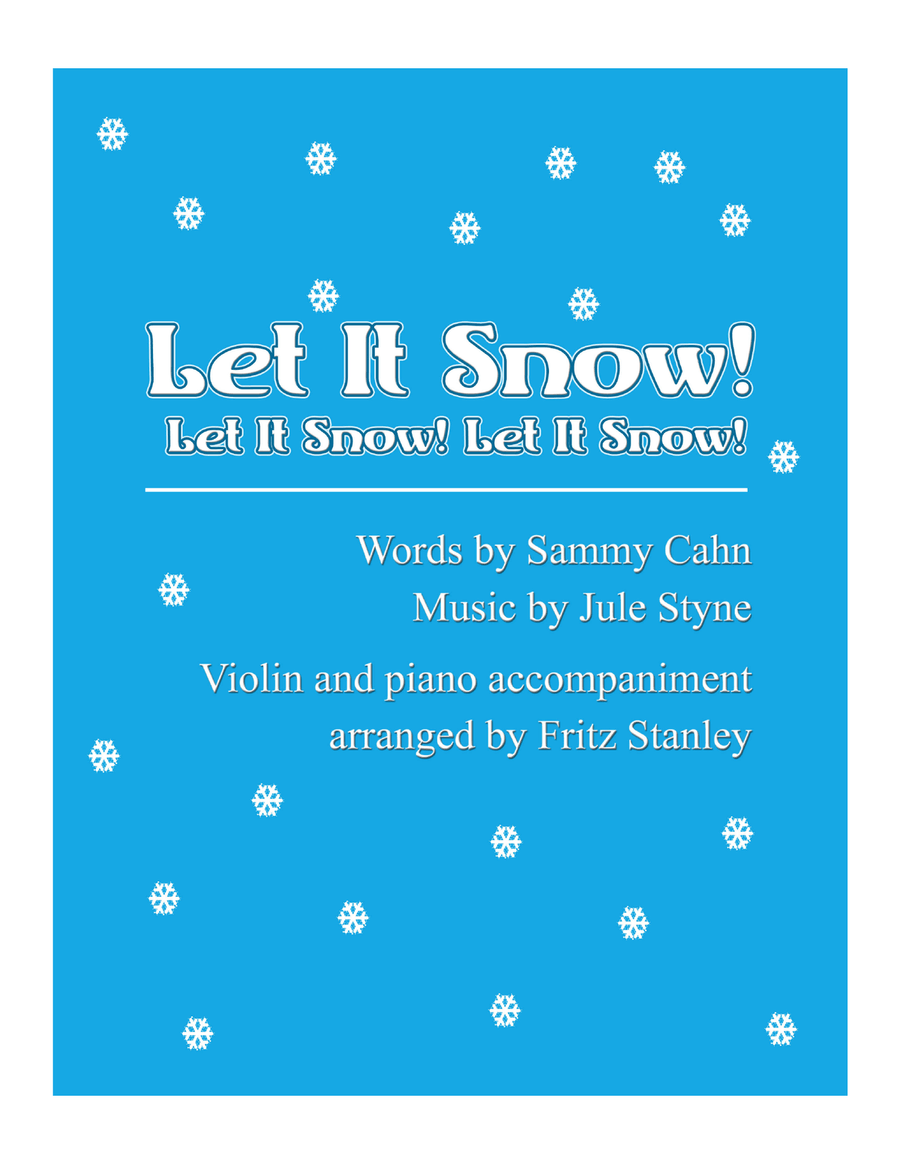Let It Snow! Let It Snow! Let It Snow! Violin Solo scores gallery preview page 1