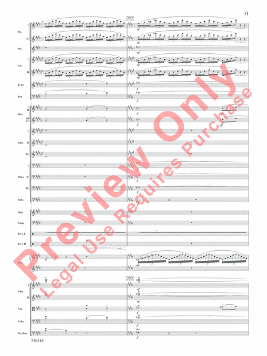 Harry Potter and the Goblet of Fire, Concert Suite from Full Orchestra scores gallery preview page 32