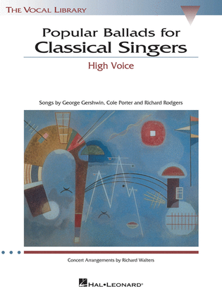 Book cover for Popular Ballads for Classical Singers