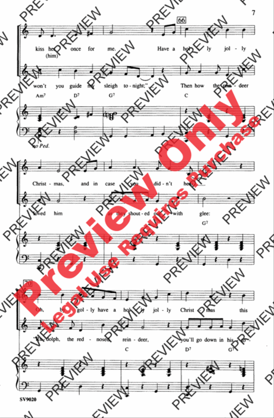 A Holly Jolly Holiday 2-Part scores gallery preview page 7