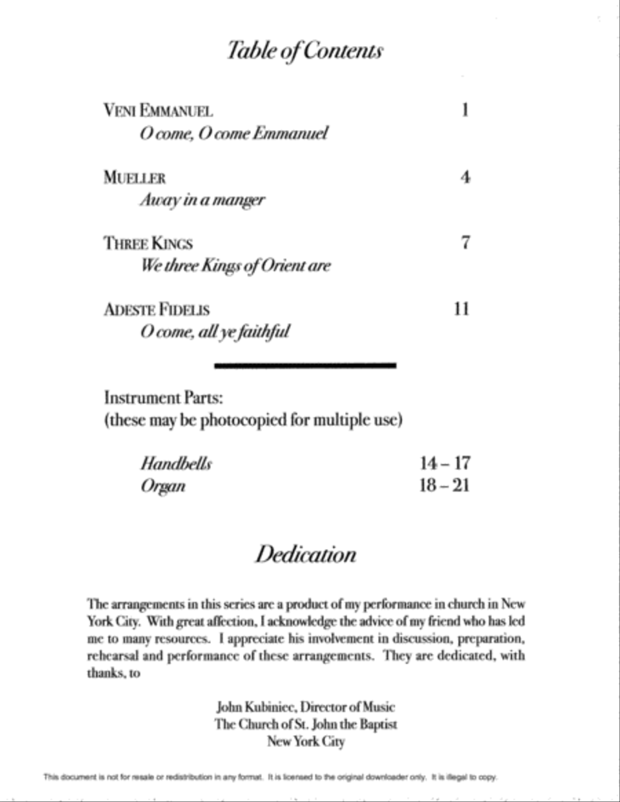 Hymn Accompaniments for All Harpists Volume 1 Handbell Choir scores gallery preview page 4