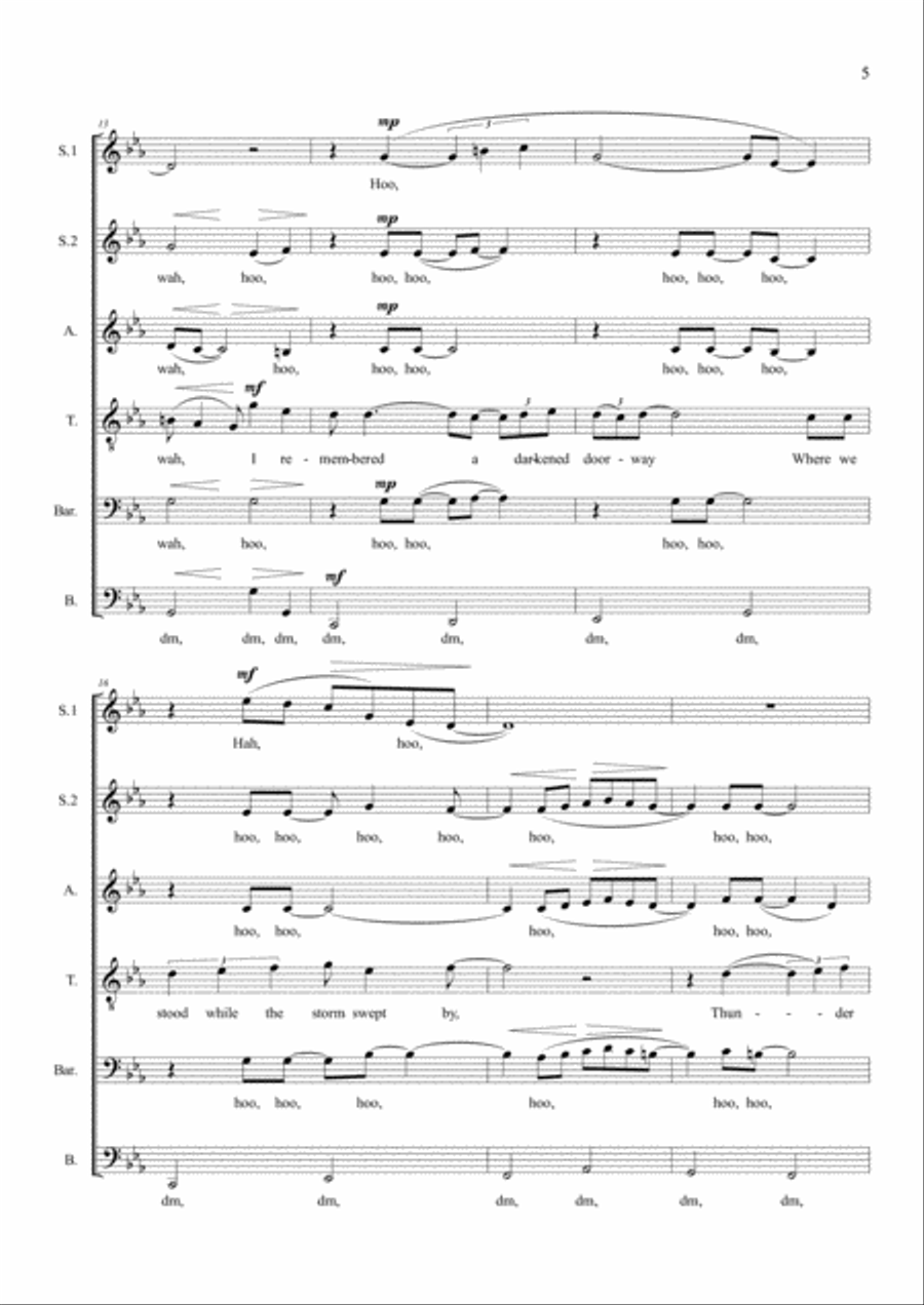 A Rush of Rain A Rush of Rain SSATBB scores gallery preview page 5
