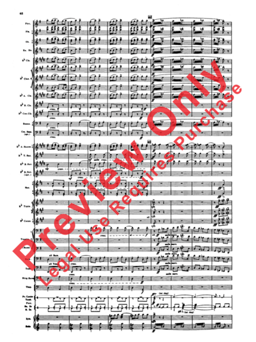 Armenian Dances, Part 1 Armenian Dances, Part 1 Concert Band scores gallery preview page 63
