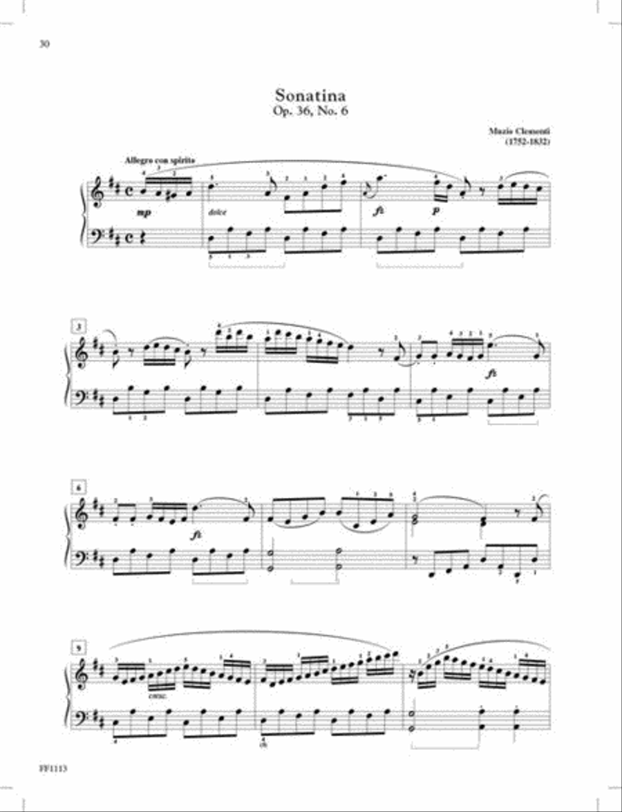 Piano Sonatinas - Book Four Piano Method scores gallery preview page 5