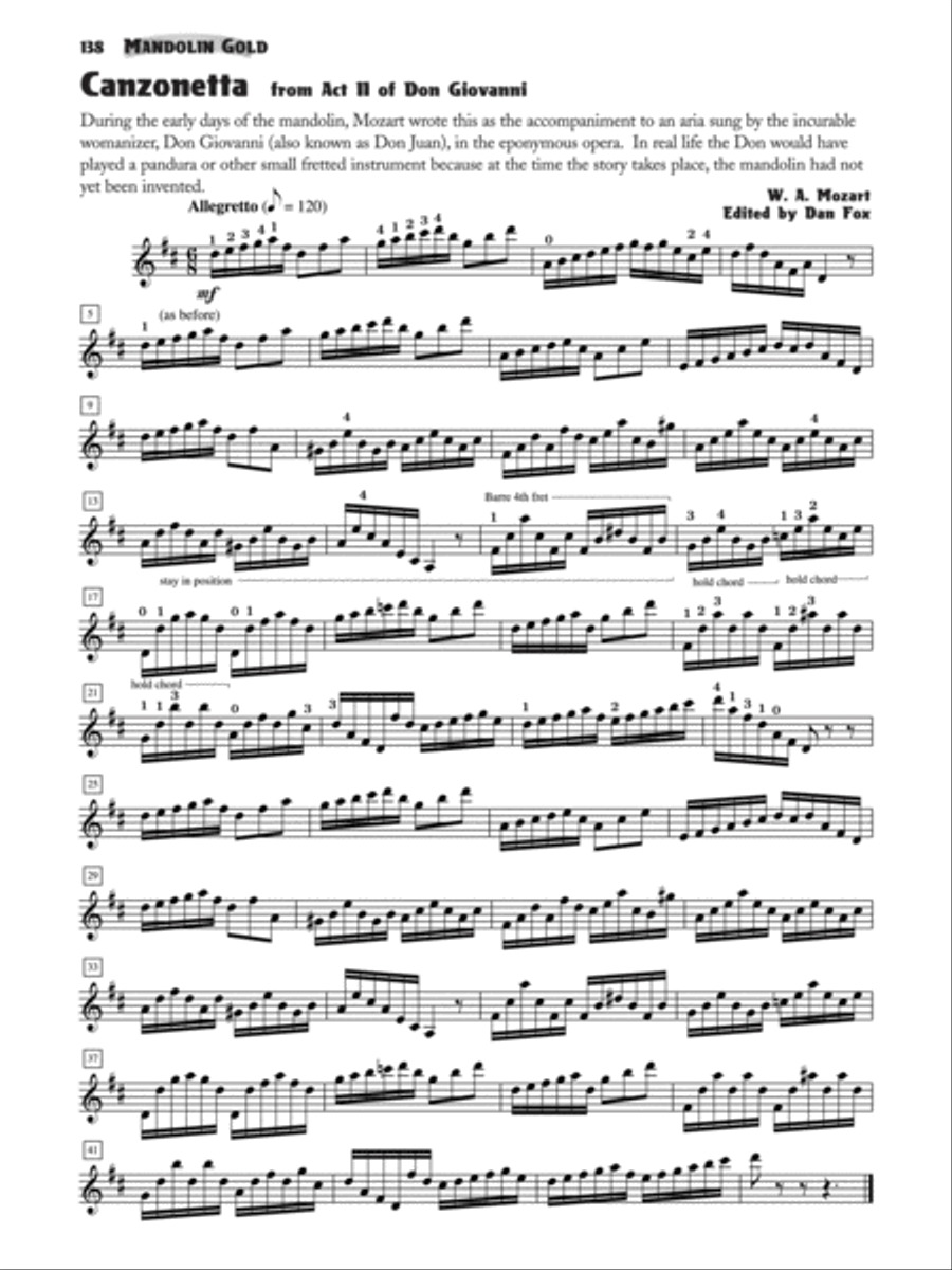 Mandolin Gold Mandolin scores gallery preview page 3