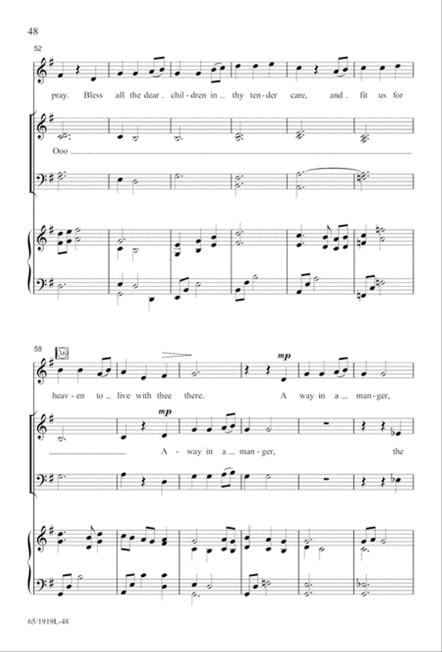The Perfect Christmas 4-Part scores gallery preview page 50