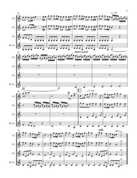 The Four Seasons (Spring): Clarinet Quartet image number null
