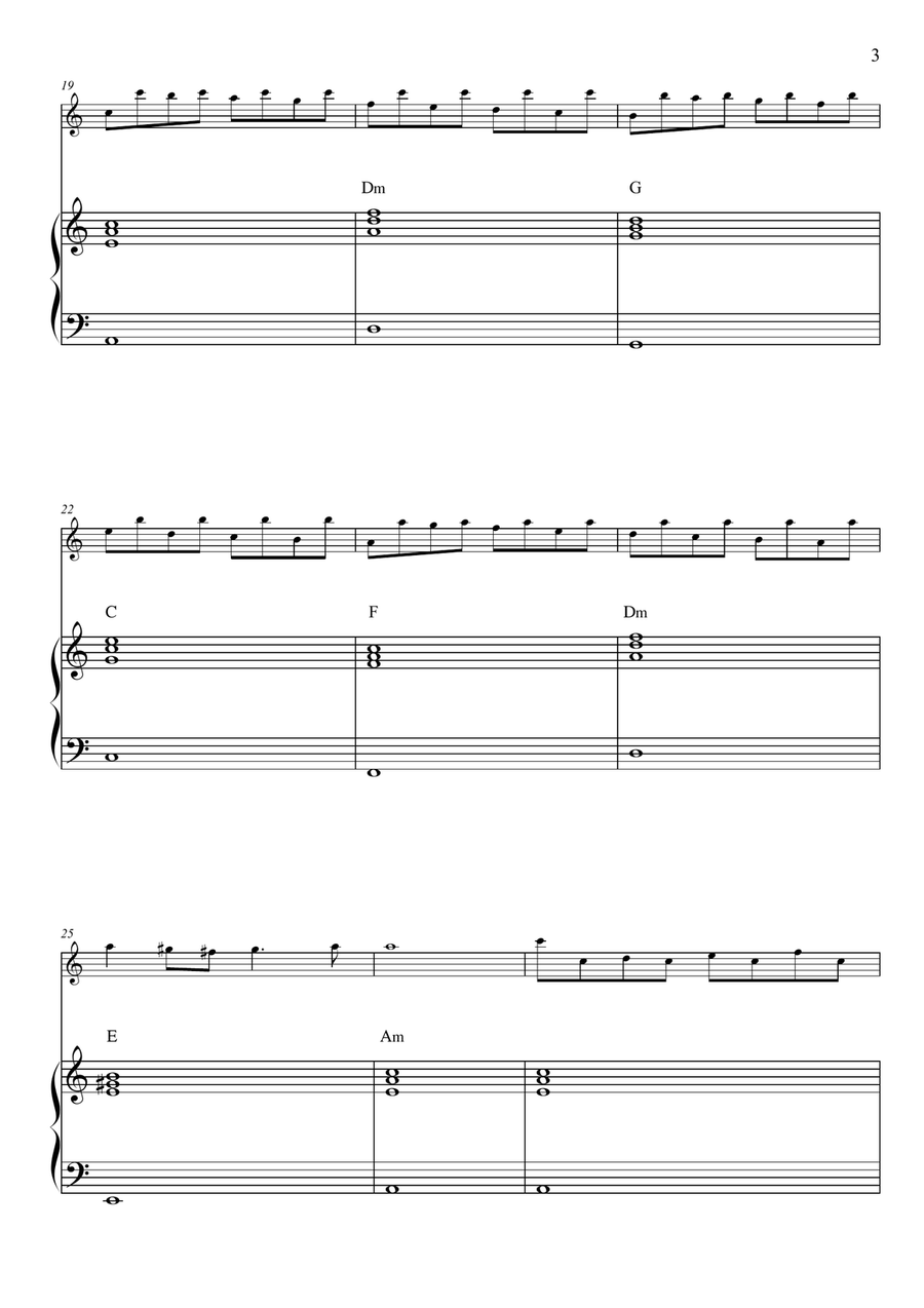 Passacaglia - Handel / Halvorsen Flute scores gallery preview page 3