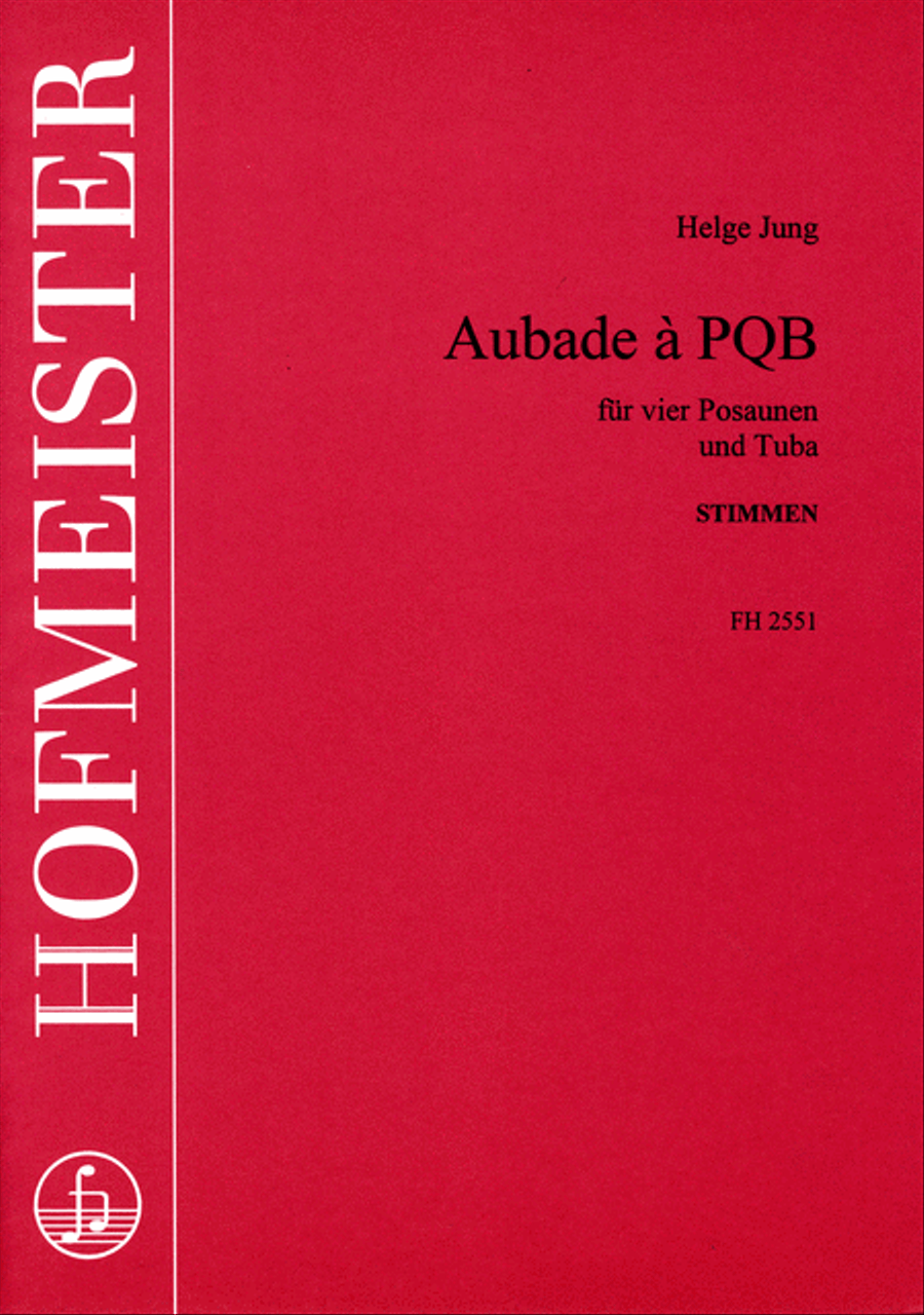 Aubade / Stimmensatz Aubade / Stimmensatz Trombone scores gallery preview page 1