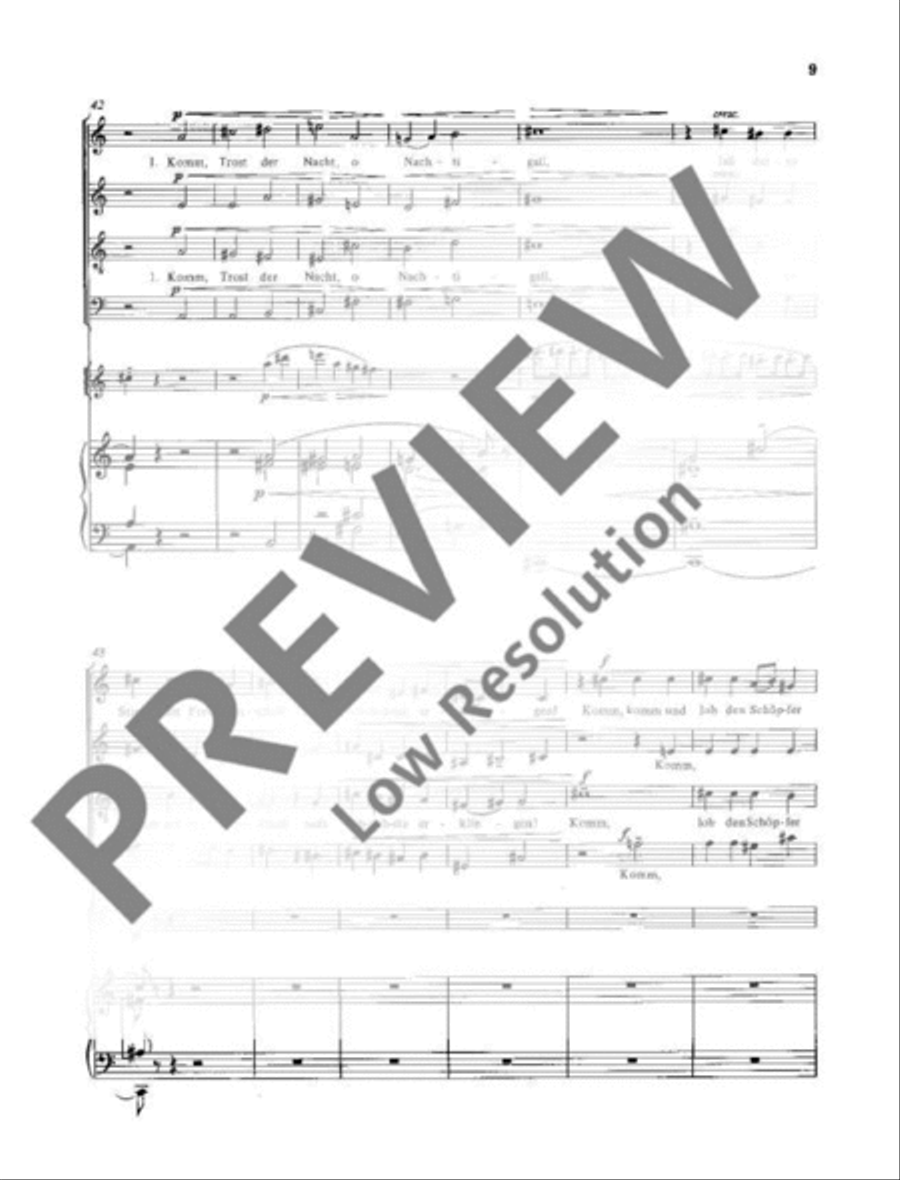 Trost der Nacht 4-Part scores gallery preview page 10