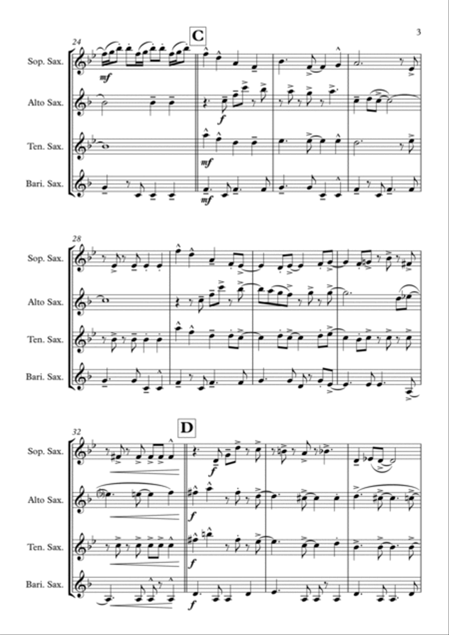 You Are The Sunshine Of My Life You Are The Sunshine Of My Life Woodwind Quartet scores gallery preview page 3