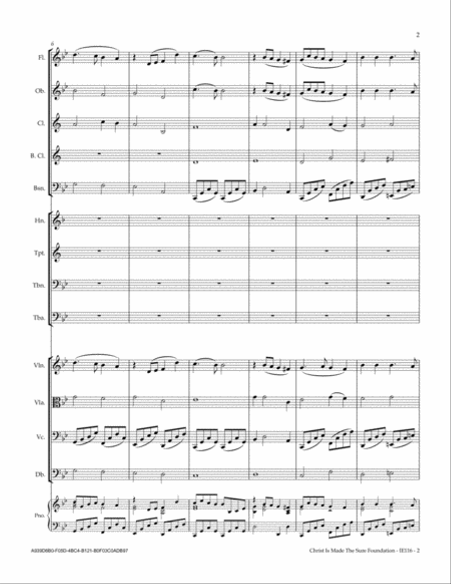Christ Is Made The Sure Foundation Full Orchestra scores gallery preview page 3