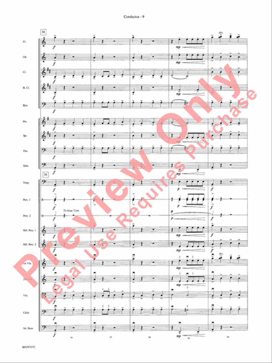 The Tempest Full Orchestra scores gallery preview page 12