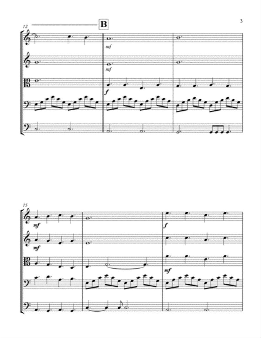 In My Room String Orchestra scores gallery preview page 3