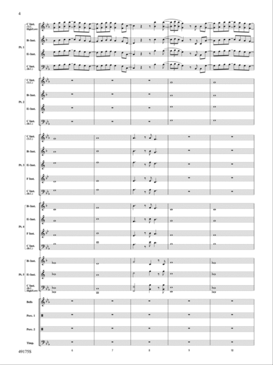 You'll Be Back: Score Concert Band scores gallery preview page 4