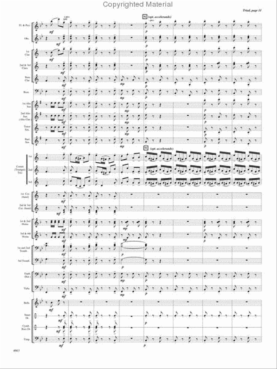 Triad Triad Concert Band scores gallery preview page 11