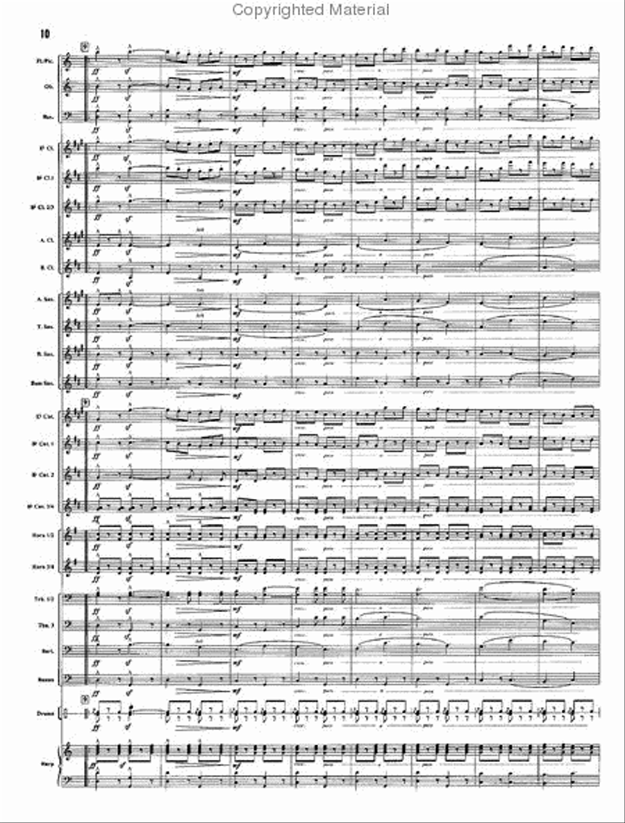 Semper Fidelis Concert Band scores gallery preview page 3