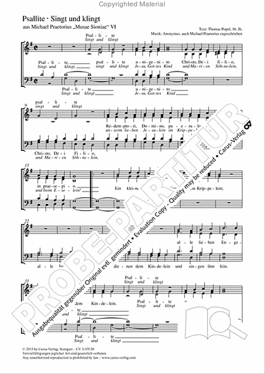 Psallite Psallite 4-Part scores gallery preview page 2