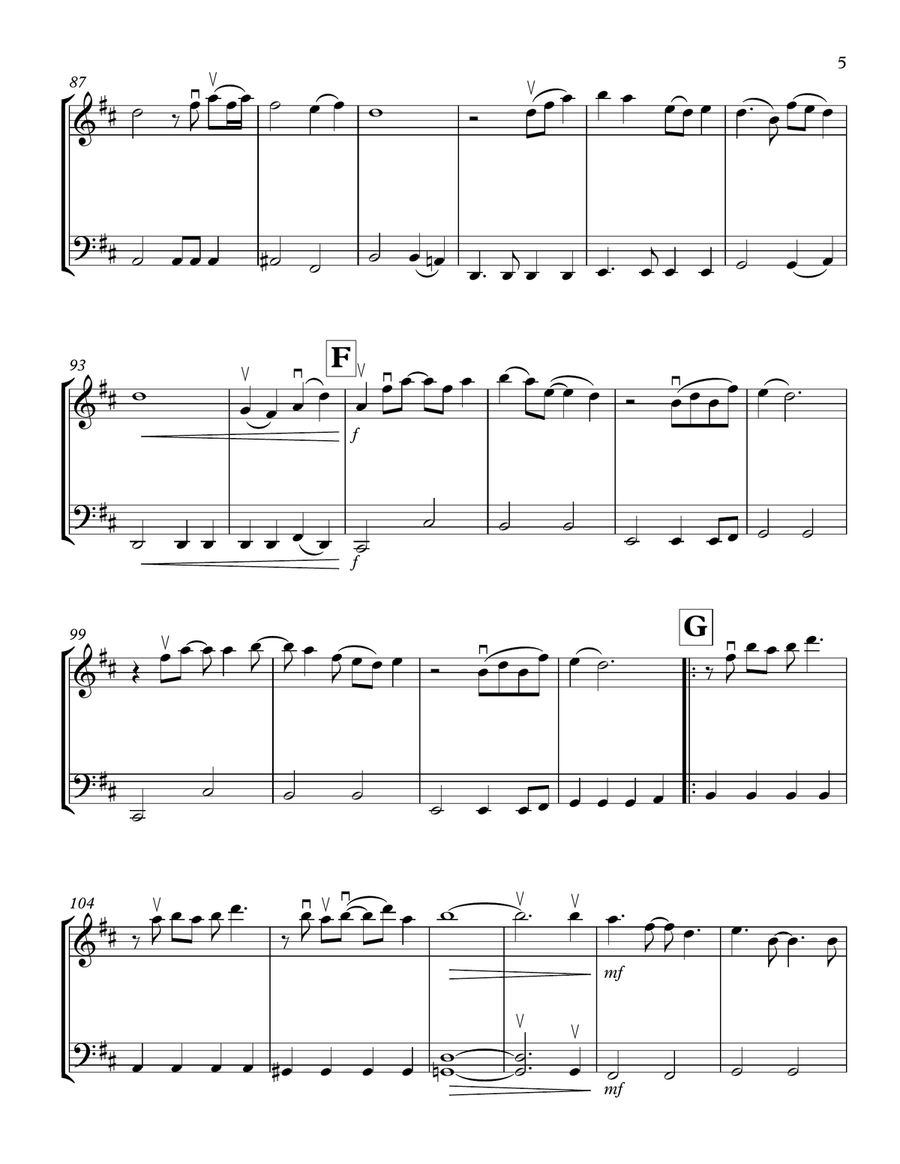 Your Song String Duet scores gallery preview page 5