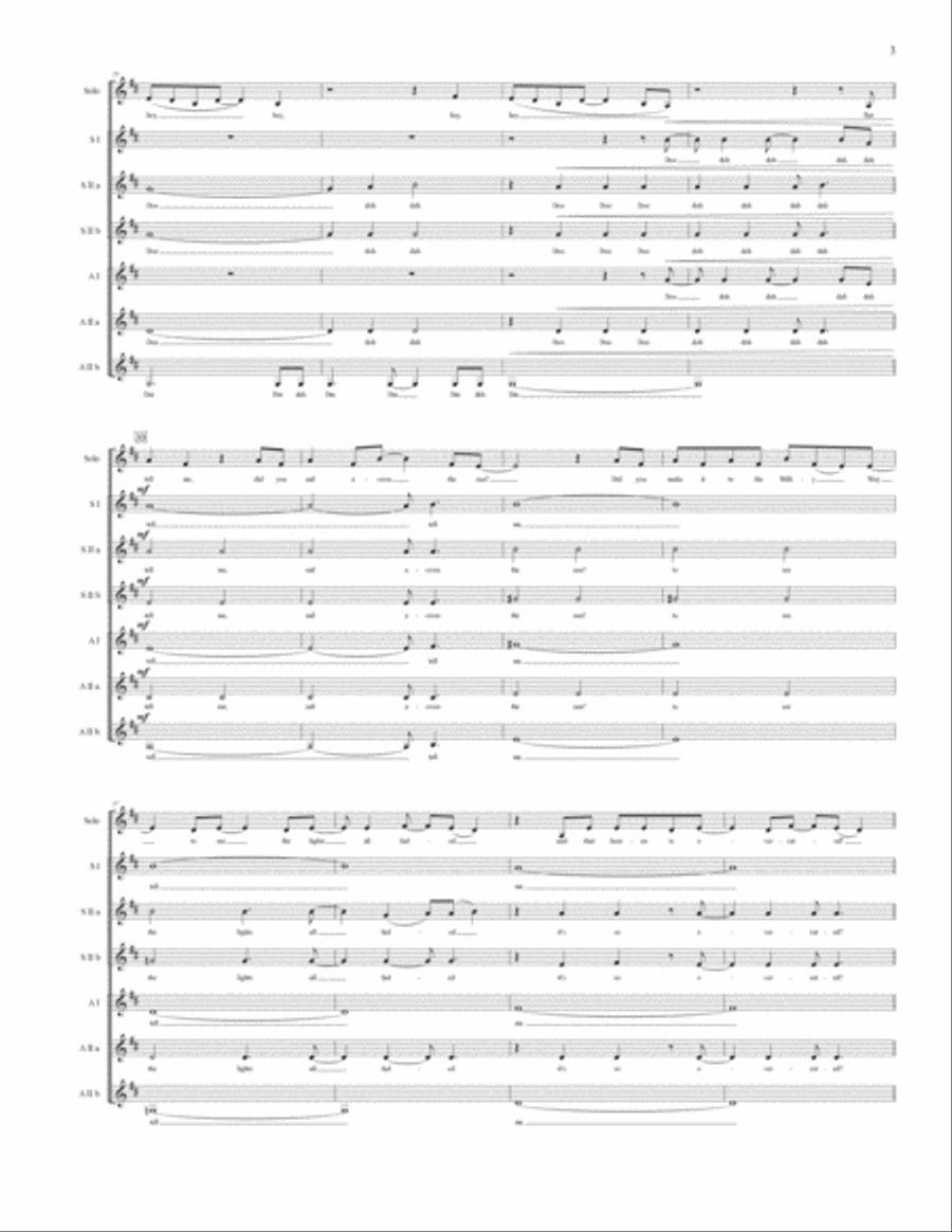 Drops Of Jupiter (tell Me) SSA scores gallery preview page 4
