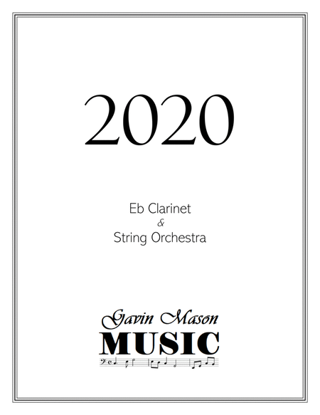 2020 (Eb Clarinet & String Orchestra) image number null