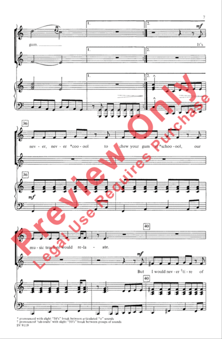 Bubble Trouble 2-Part scores gallery preview page 7