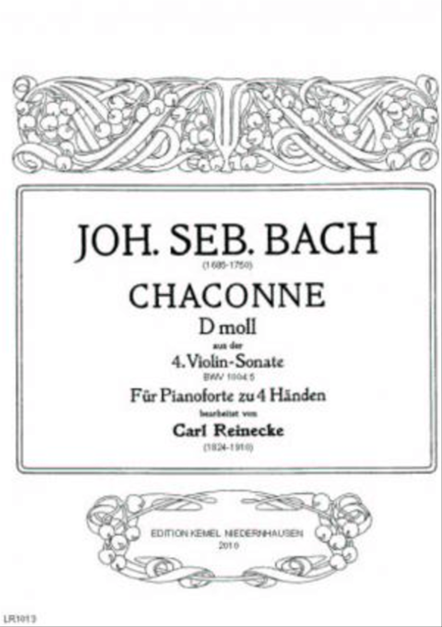 Chaconne d Moll Violin scores gallery preview page 1