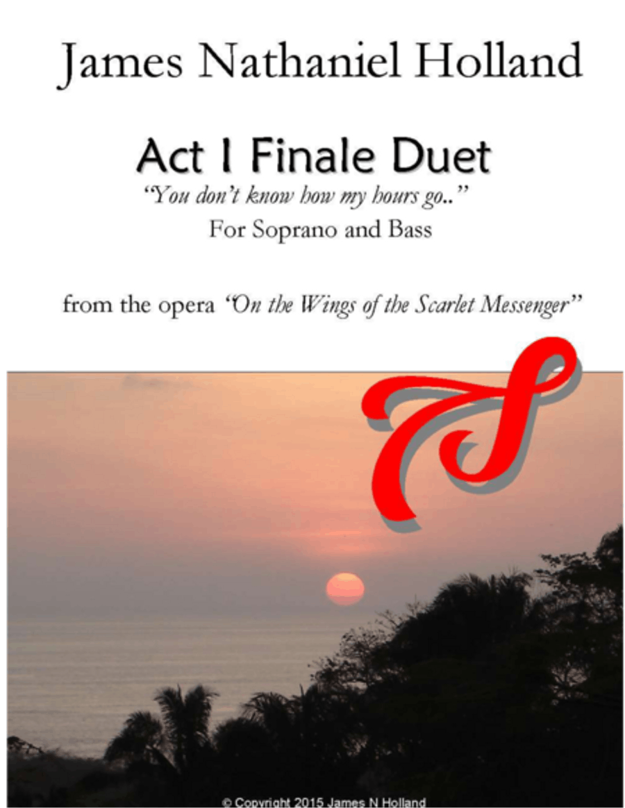Operatic Scene and Love Duet for Soprano and Bass, Act I Finale from 