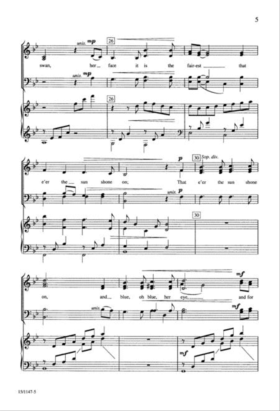 Annie Laurie Annie Laurie 4-Part scores gallery preview page 5